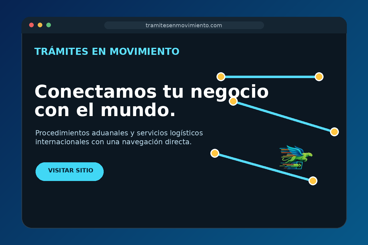 Vista del sitio web desarrollado para Trámites en Movimiento